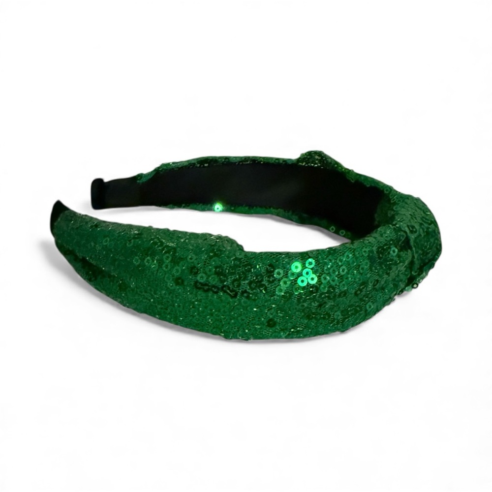 Green Sequin Headband